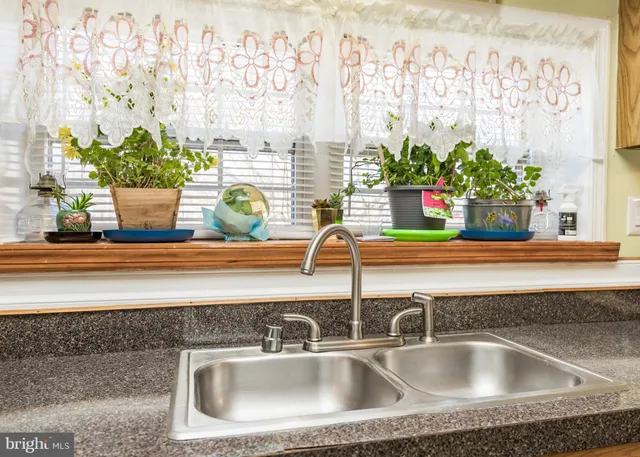 a close view of sink and a sink