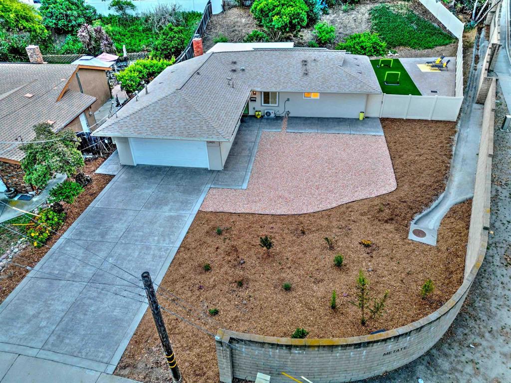 12401 Metate Lane Poway, CA 92064 - Photo 33 of 42 an aerial view of a house with a swimming pool