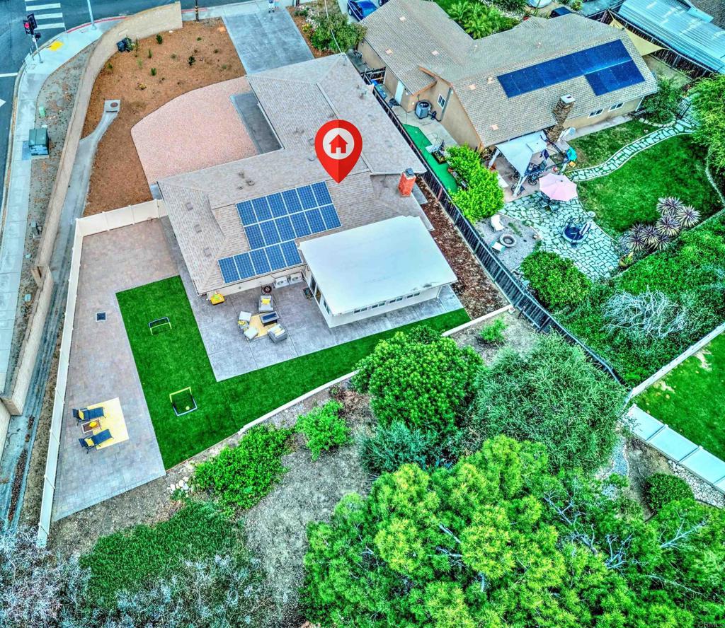 12401 Metate Lane Poway, CA 92064 - Photo 35 of 42 an aerial view of a house
