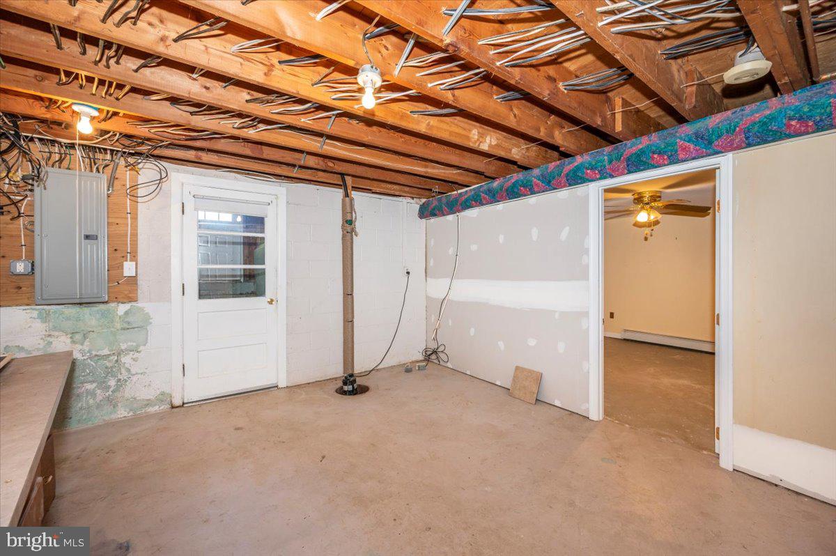 5536 Catholic Church Road Jefferson, MD 21755 - Photo 41 of 67 Basement Space with Walkup Exit to Side of Home