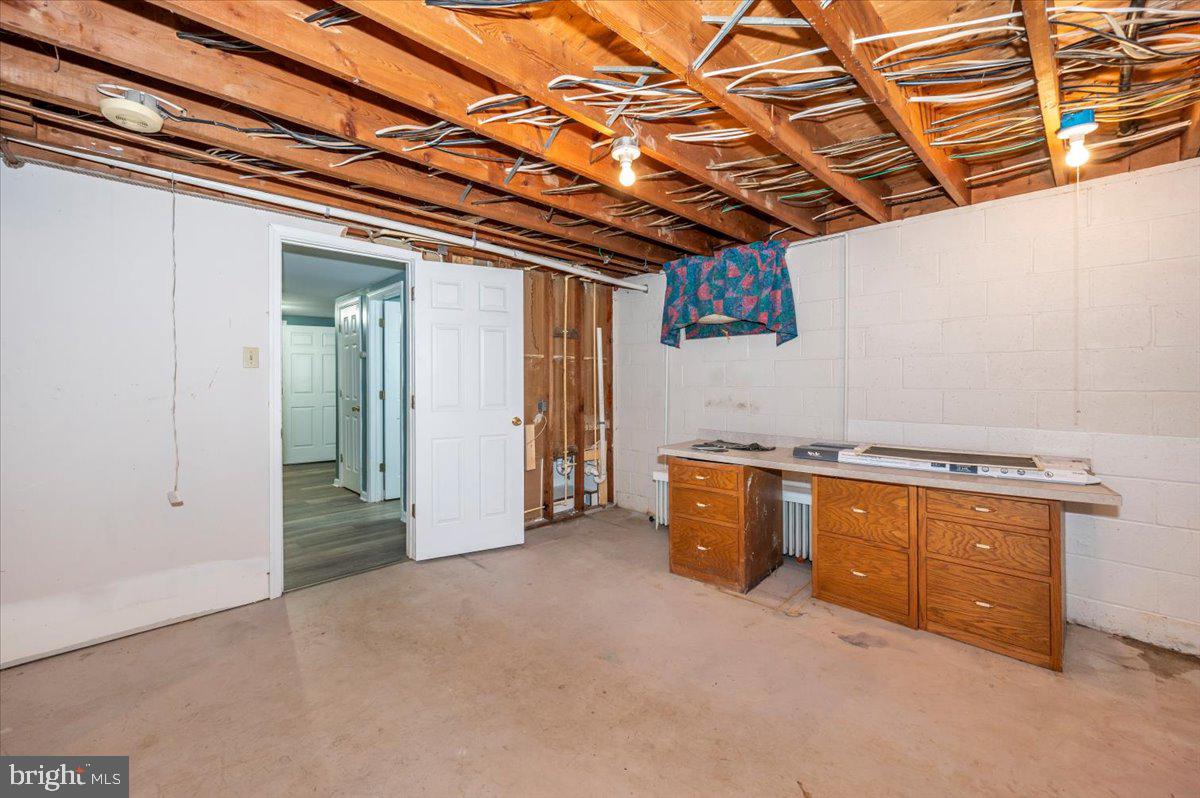 5536 Catholic Church Road Jefferson, MD 21755 - Photo 42 of 67 Basement Space with Walkup Exit to Side of Home