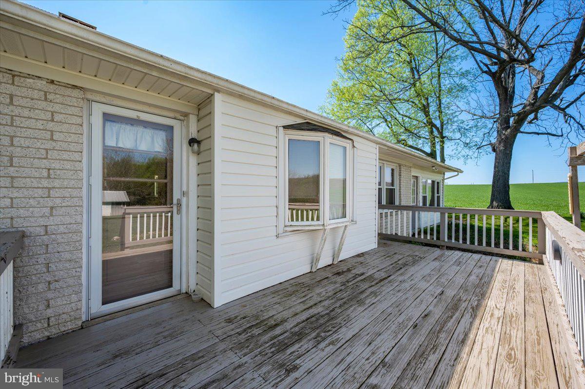 5536 Catholic Church Road Jefferson, MD 21755 - Photo 49 of 67 Rear Deck and door to Kitchen