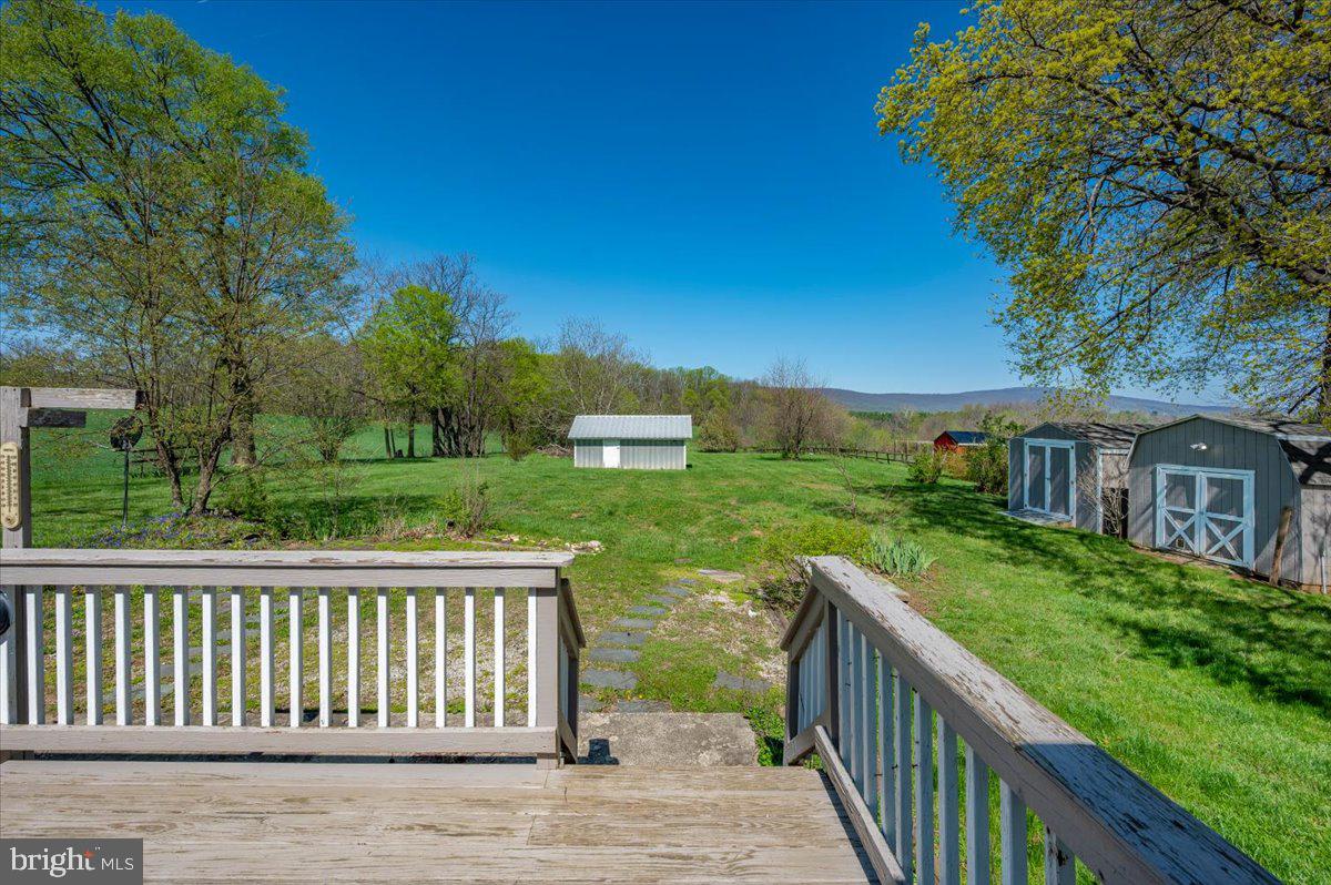 5536 Catholic Church Road Jefferson, MD 21755 - Photo 50 of 67 Rear Deck with stairs to rear yard