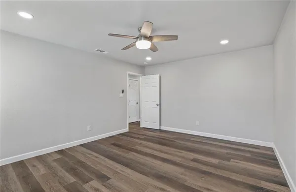 wooden floor in an empty room
