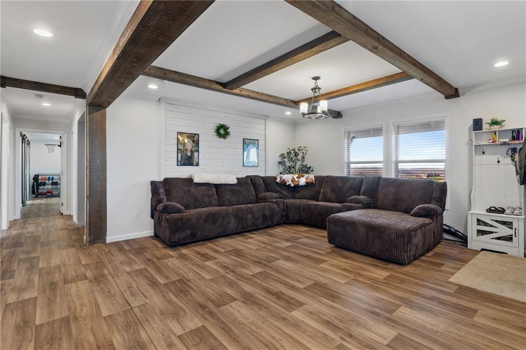1350 Beham Ridge Road West Alexander, PA 15376 - Photo 5 of 48 a living room with furniture and a ceiling fan