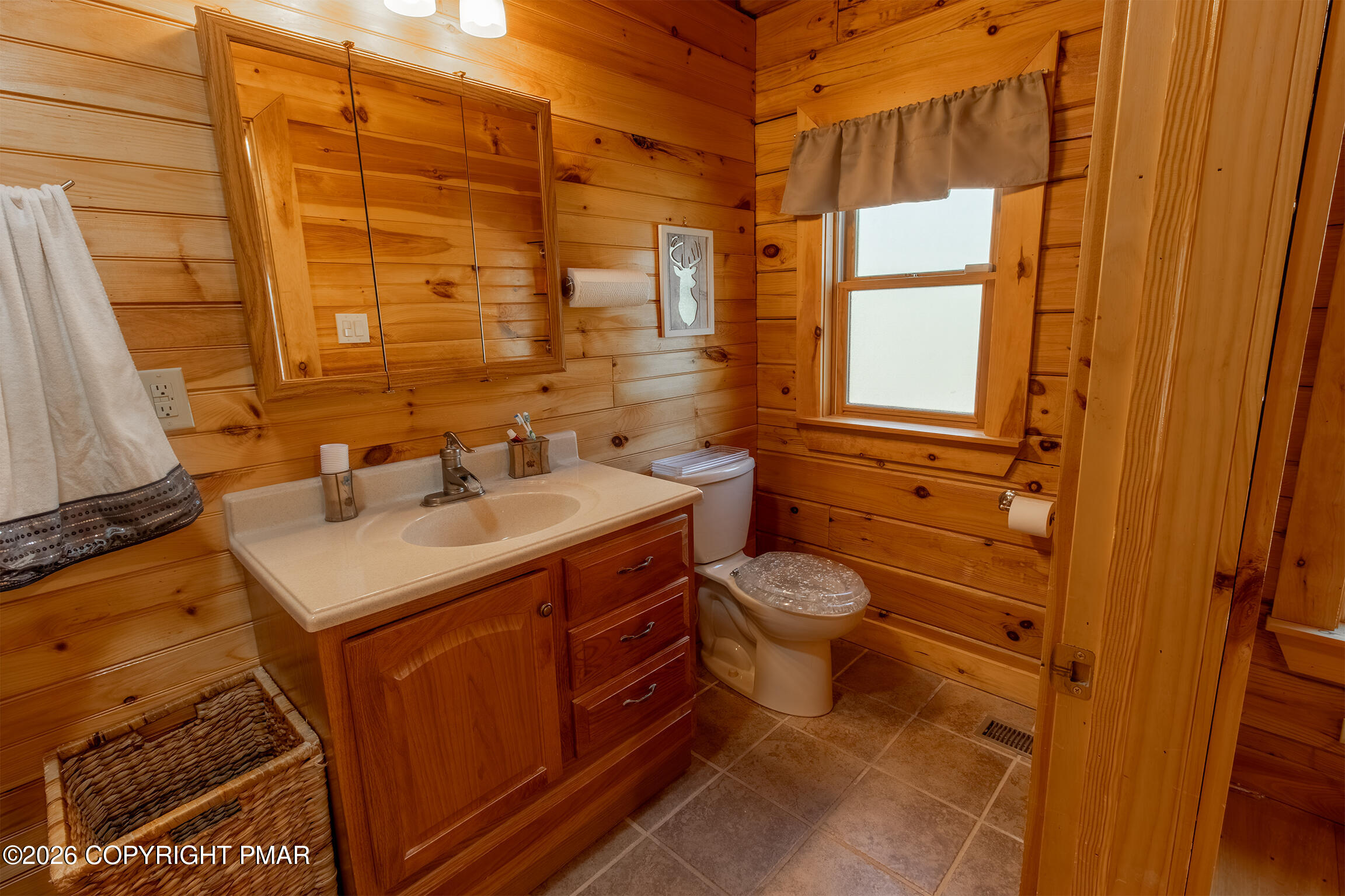 1160 Bluebird Lane Bushkill, PA 18324 - Photo 29 of 44 a bathroom with a sink toilet and shower