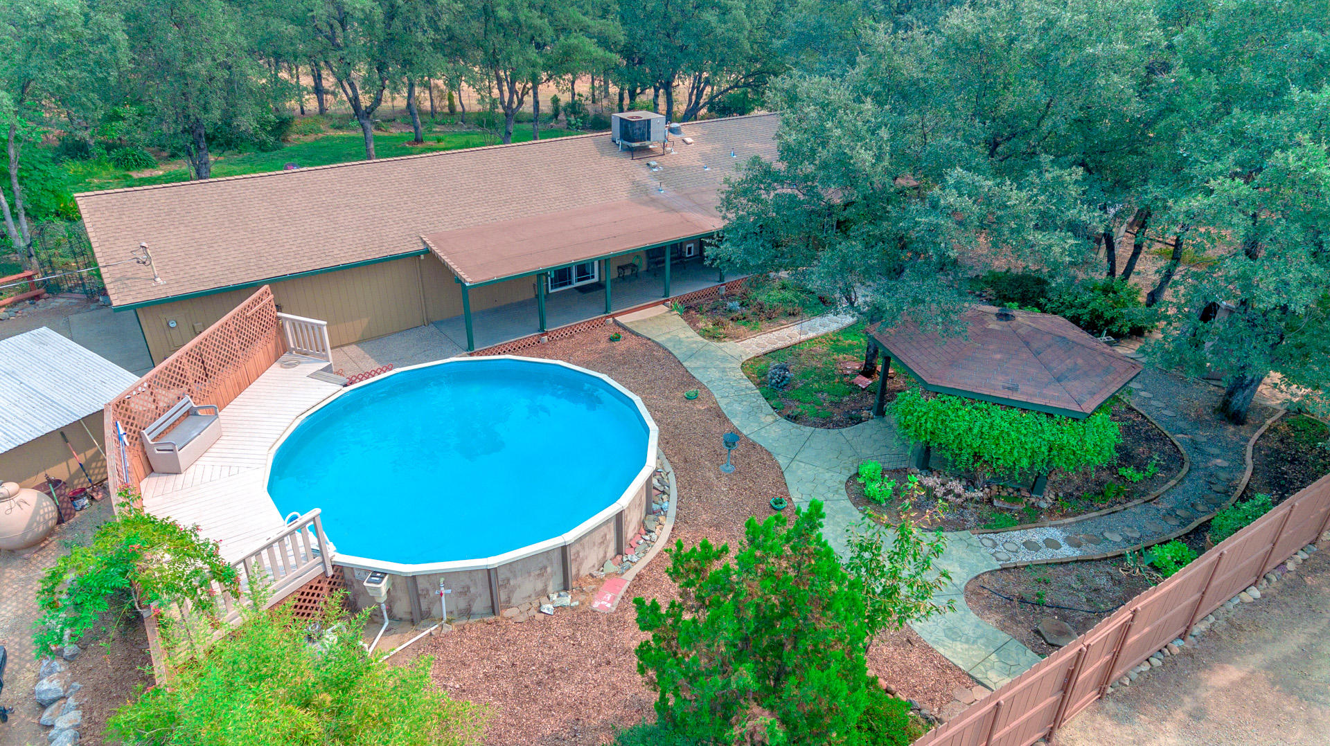 11800 Quartz Hill Road Redding, CA 96003 - Photo 63 of 70 70 drone back