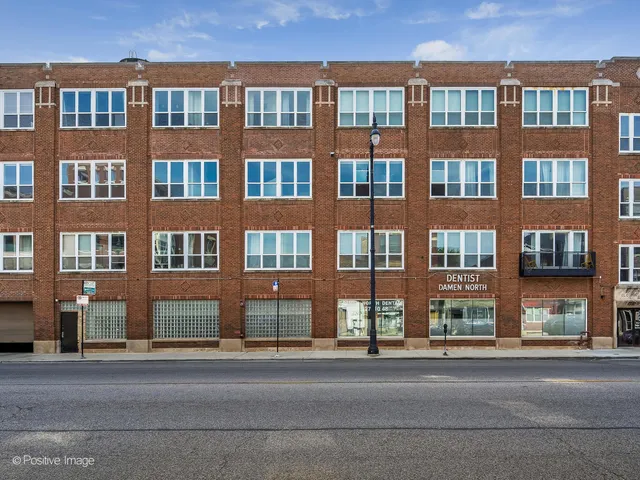 a city street lined with building