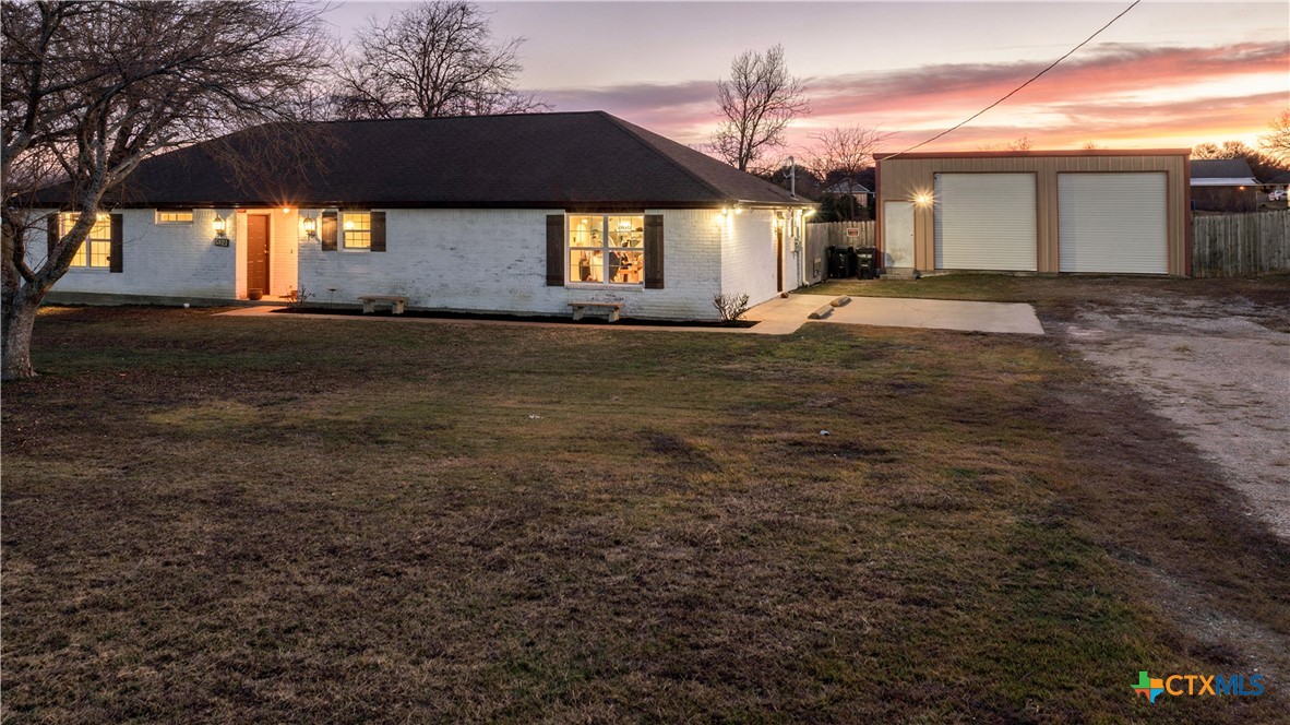 519 Pleasant View Road Troy, TX 76579 - Photo 26 of 33 a front view of a house with a yard