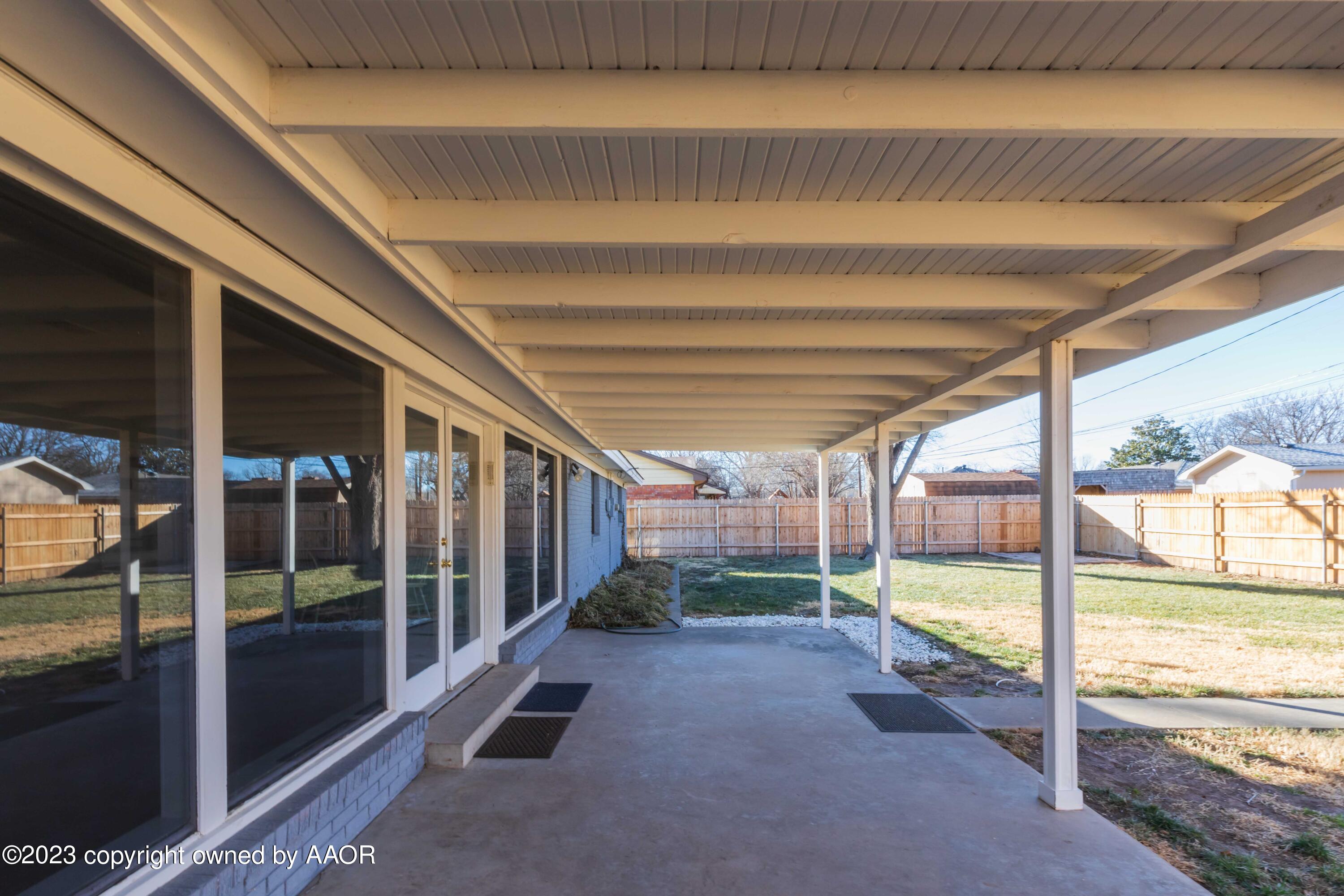3406 Concord Road Amarillo, TX 79109 - Photo 42 of 46 PATIO VIEW 1