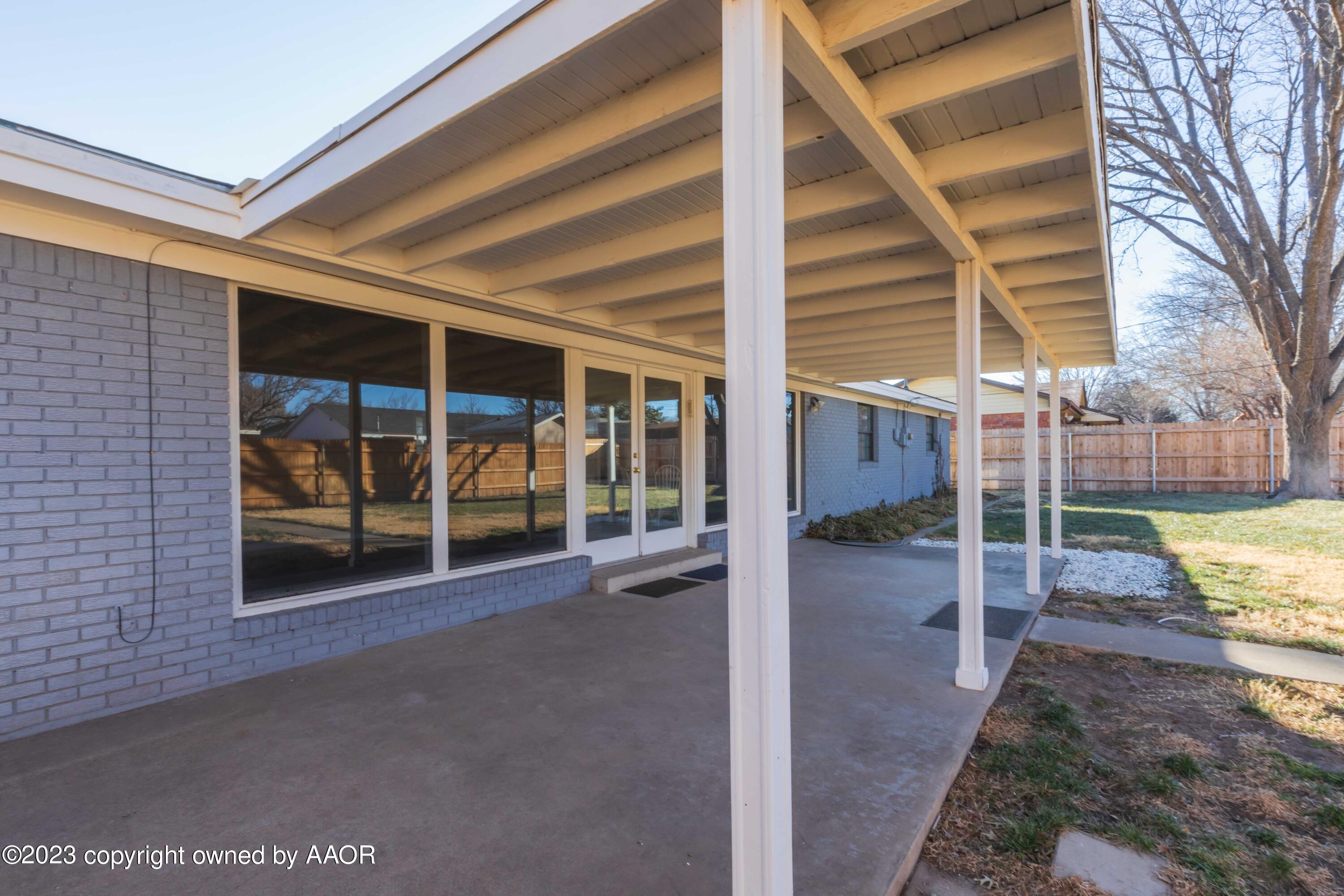 3406 Concord Road Amarillo, TX 79109 - Photo 43 of 46 PATIO VIEW 2