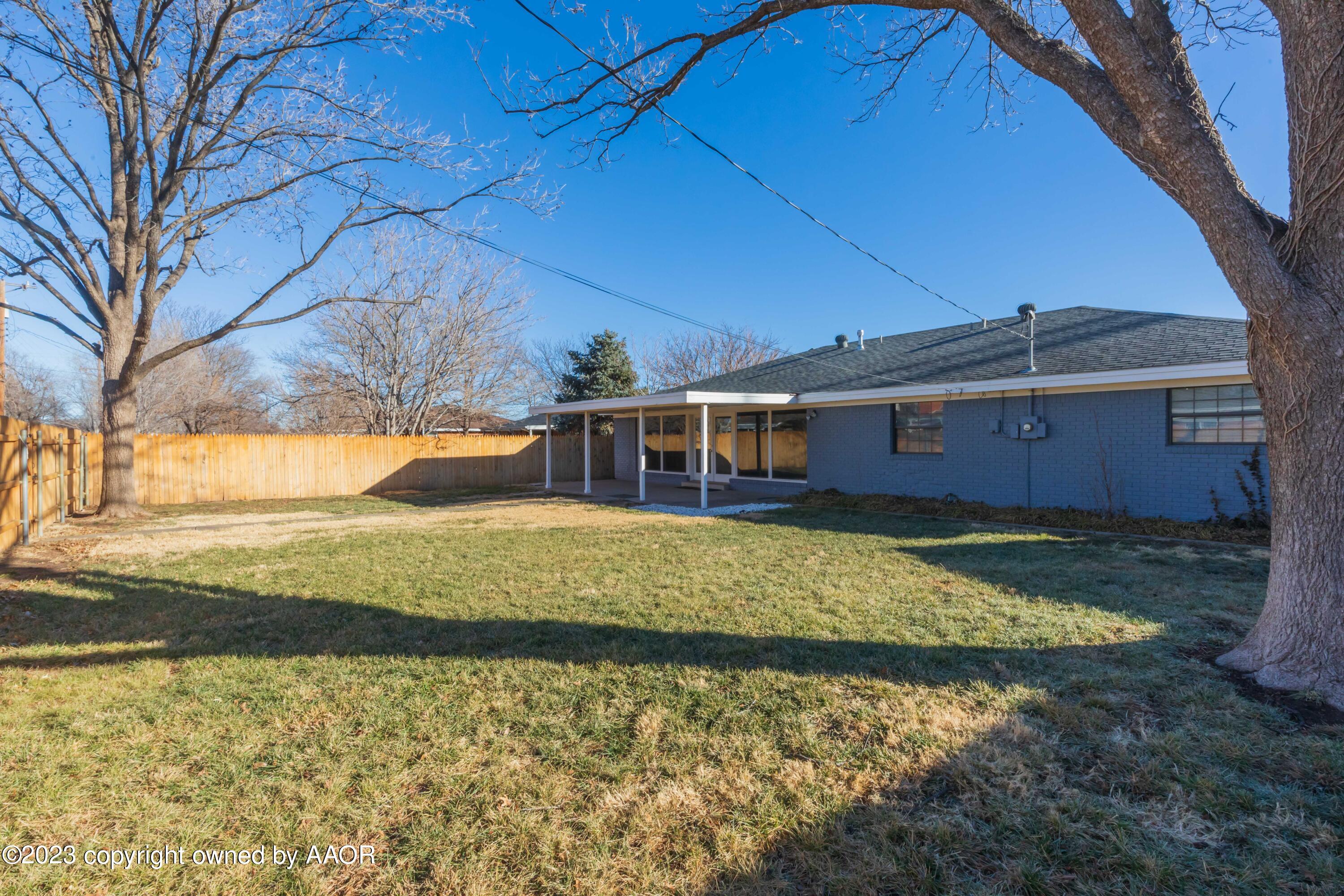 3406 Concord Road Amarillo, TX 79109 - Photo 45 of 46 BACKYARD VIEW 2