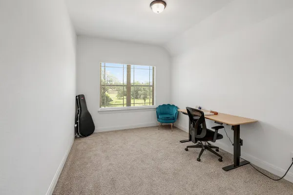 a view of a workspace with a window