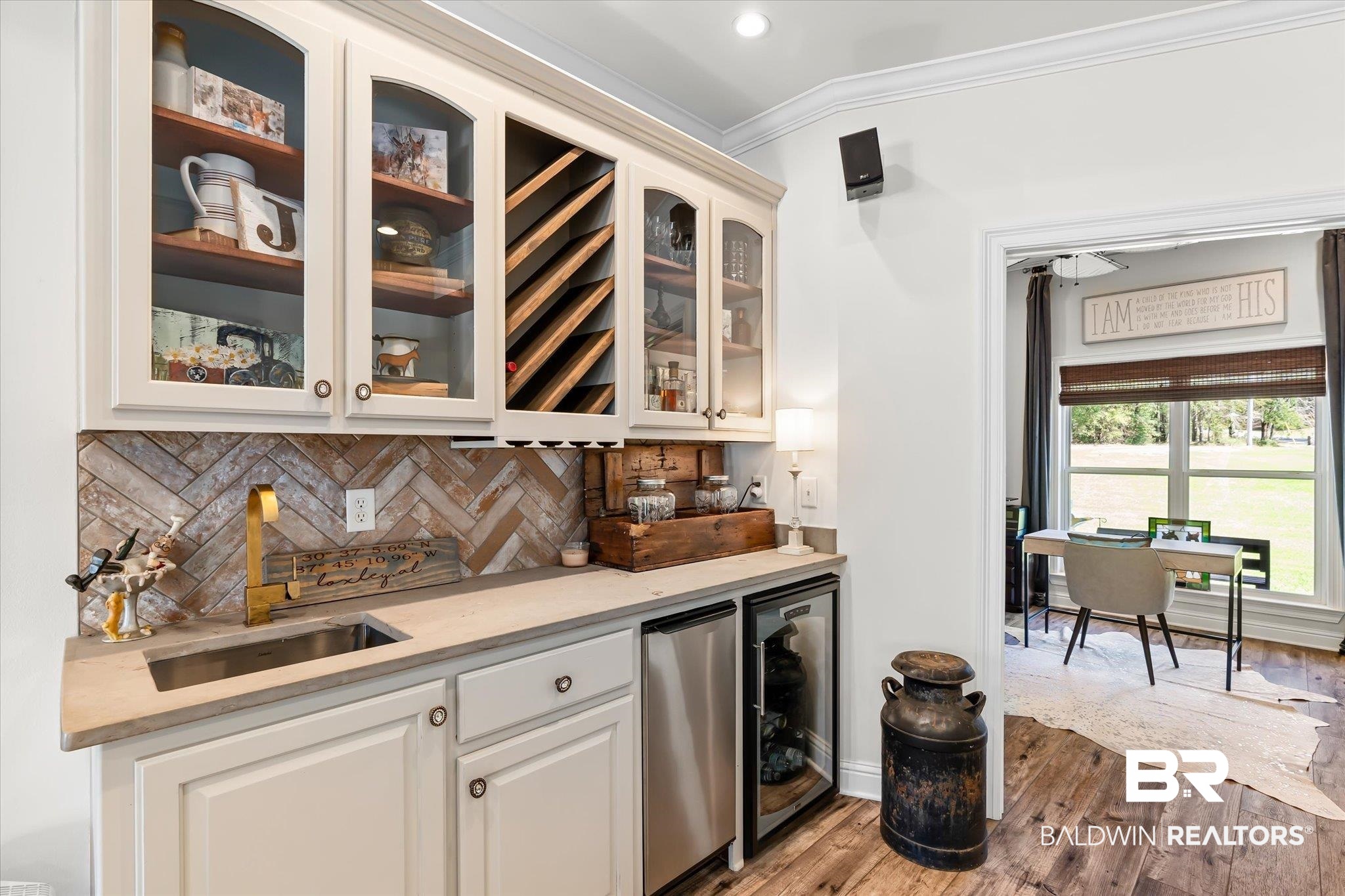 14281 Timber Ridge Drive Loxley, AL 36551 - Photo 21 of 69 This is the Custom Wet Bar in the Family Room