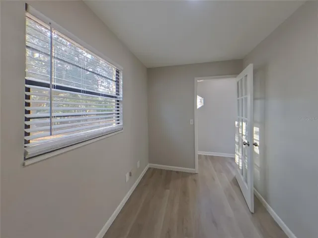 a view of livingroom with hardwood floor and window