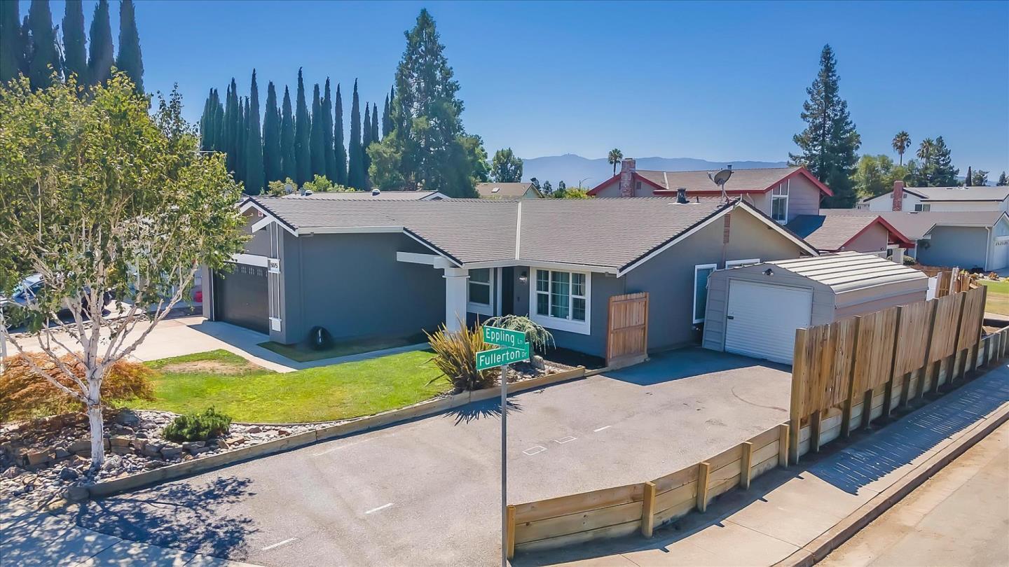 5075 Eppling Lane San Jose, CA 95111 - Photo 42 of 60 a view of a house with a yard and sitting area