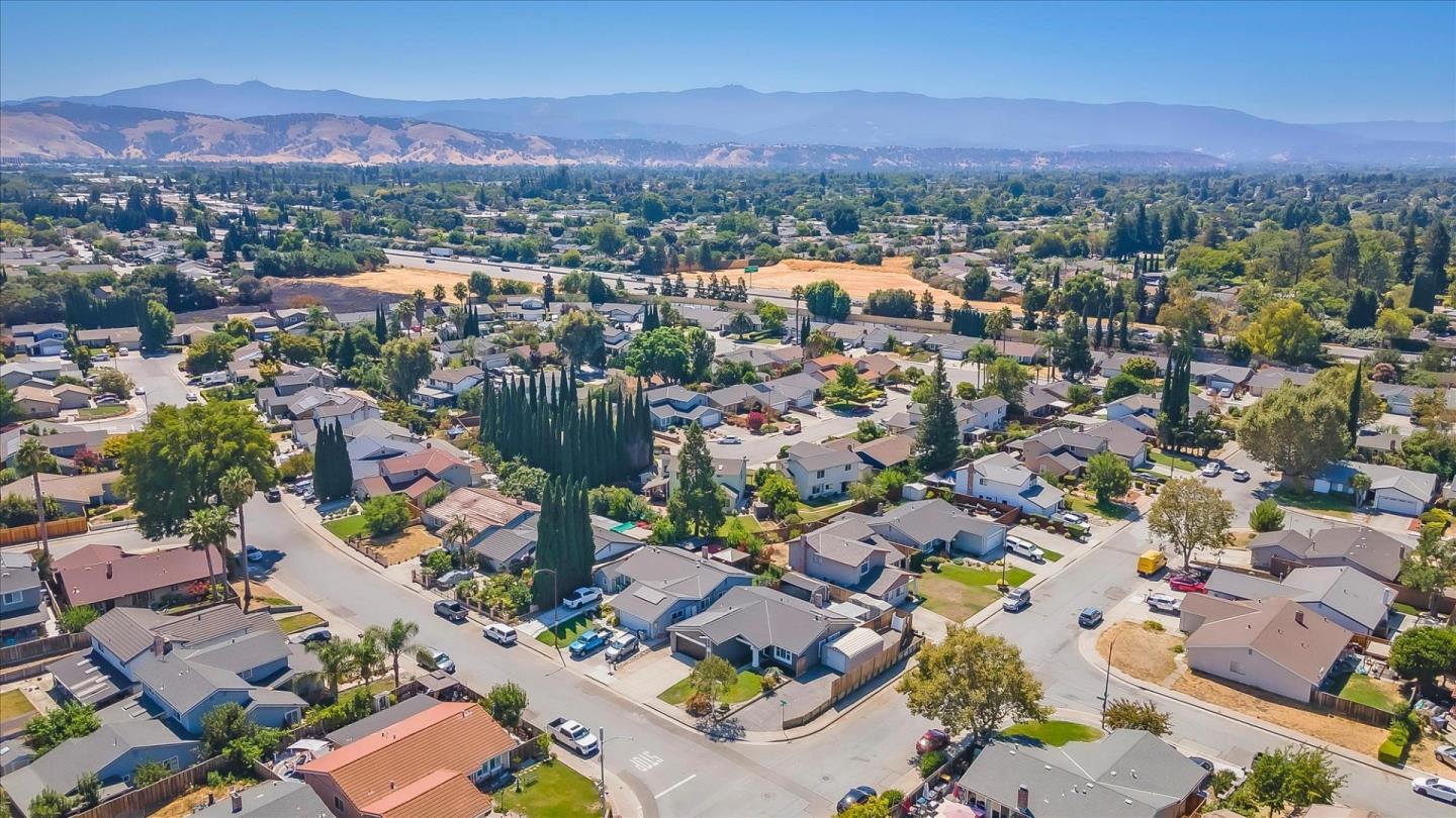 5075 Eppling Lane San Jose, CA 95111 - Photo 48 of 60 an aerial view of a city with lots of residential buildings