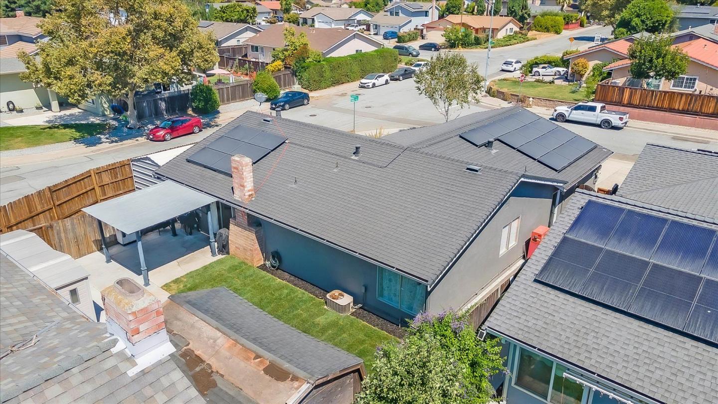5075 Eppling Lane San Jose, CA 95111 - Photo 53 of 60 an aerial view of a house with a yard and lake view