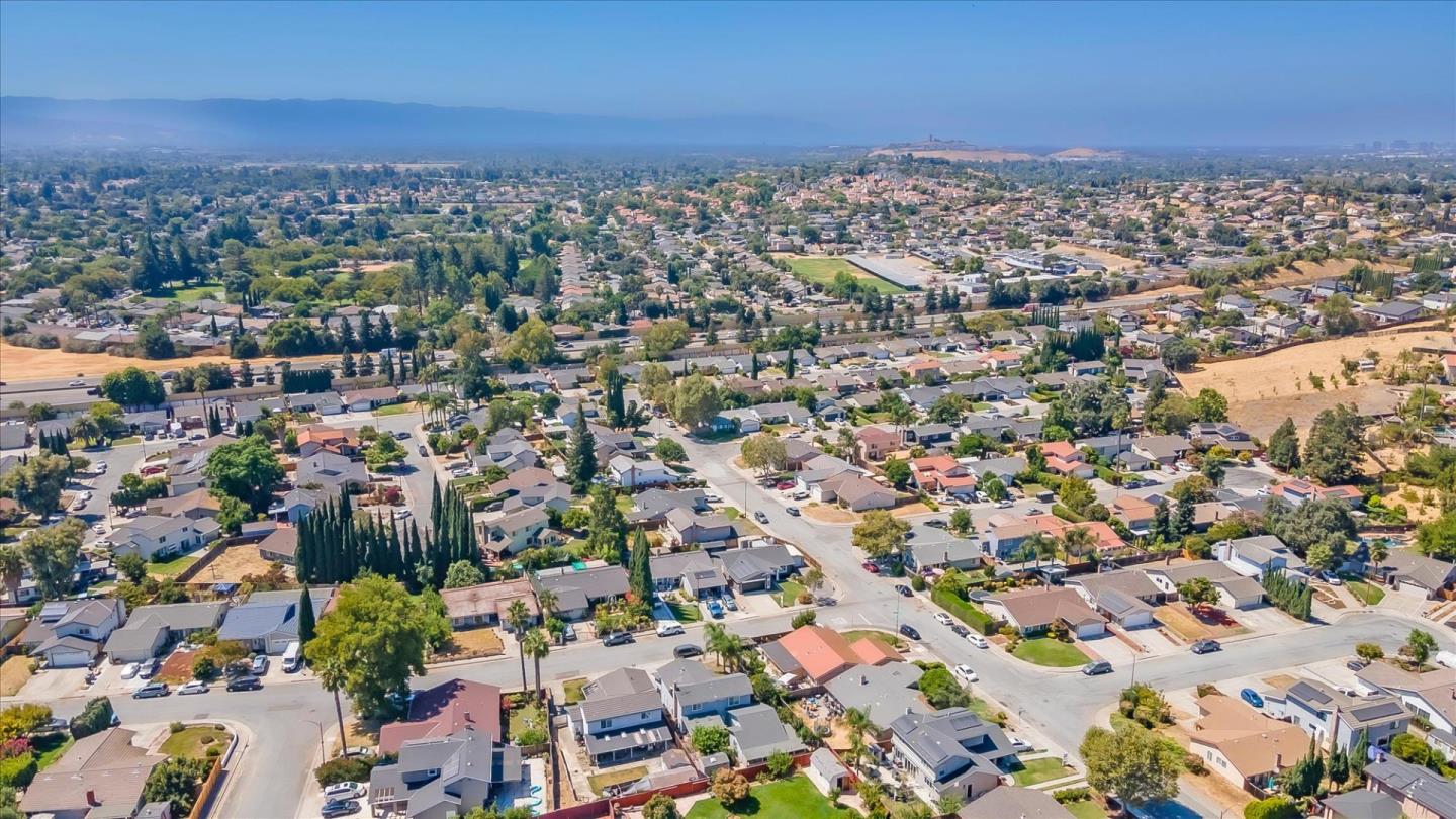 5075 Eppling Lane San Jose, CA 95111 - Photo 60 of 60 an aerial view of a city with lots of residential buildings