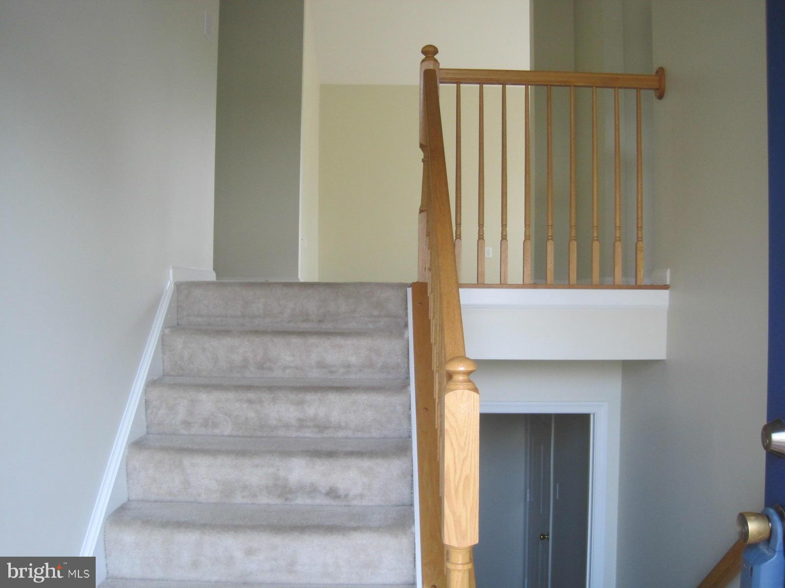 Foyer stairs to main level