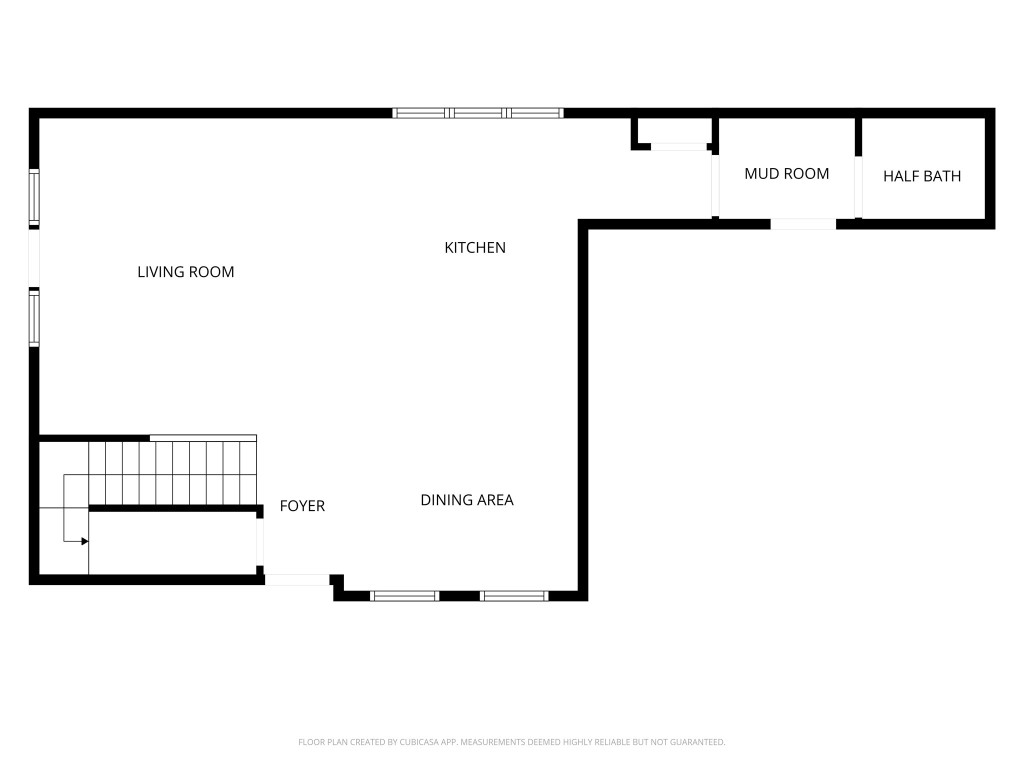 3302 West 12th Street Houston, TX 77008 - Photo 22 of 23 First floor (approximate floor plan)