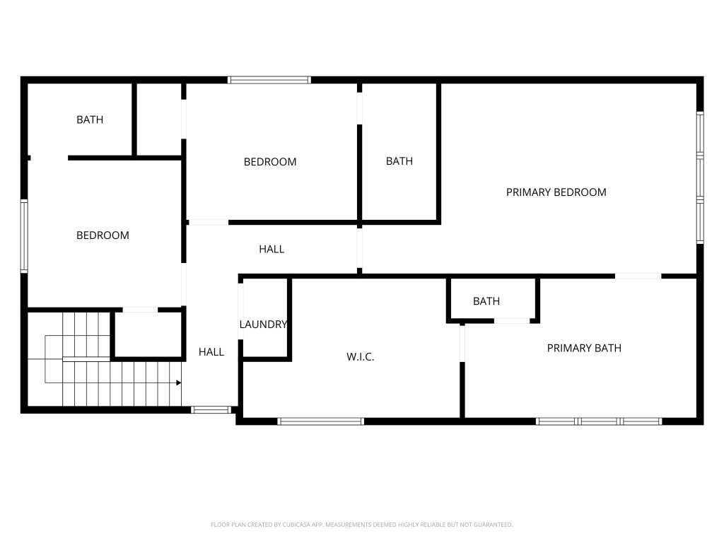 3302 West 12th Street Houston, TX 77008 - Photo 23 of 23 Second floor (approximate floor plan)