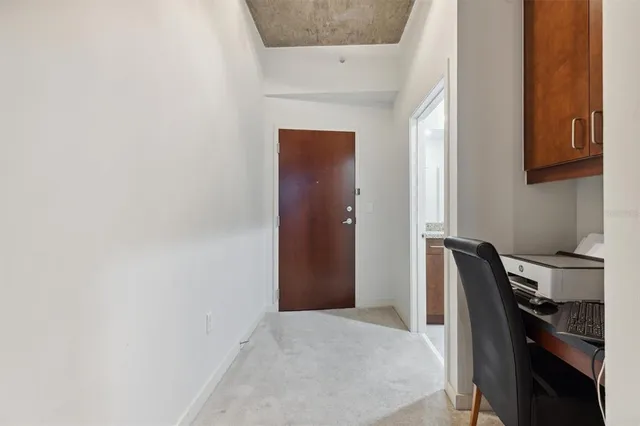 a view of a walk in closet