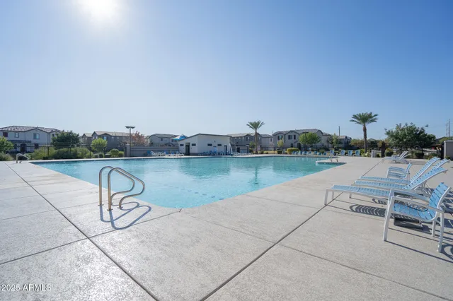 a view of a terrace with chairs