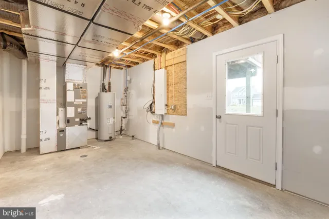 a view of a room with a utility room