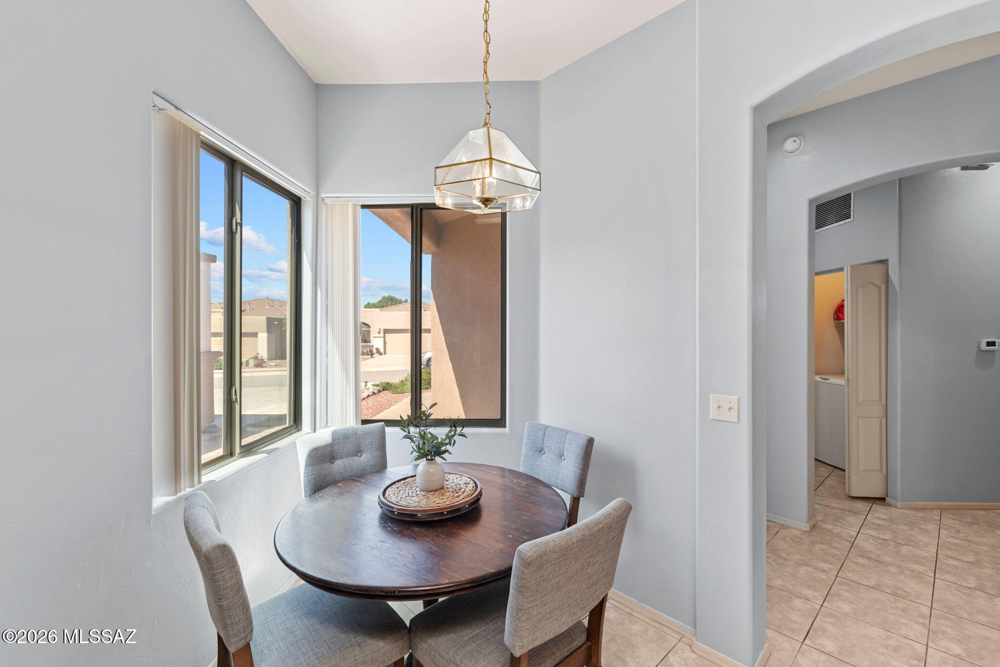 10461 South Stampede Ranch Court Vail, AZ 85641 - Photo 22 of 46 Breakfast nook and hallway to guest rooms/laundry/garage