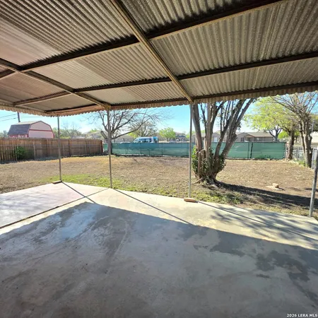 a view of a garage room