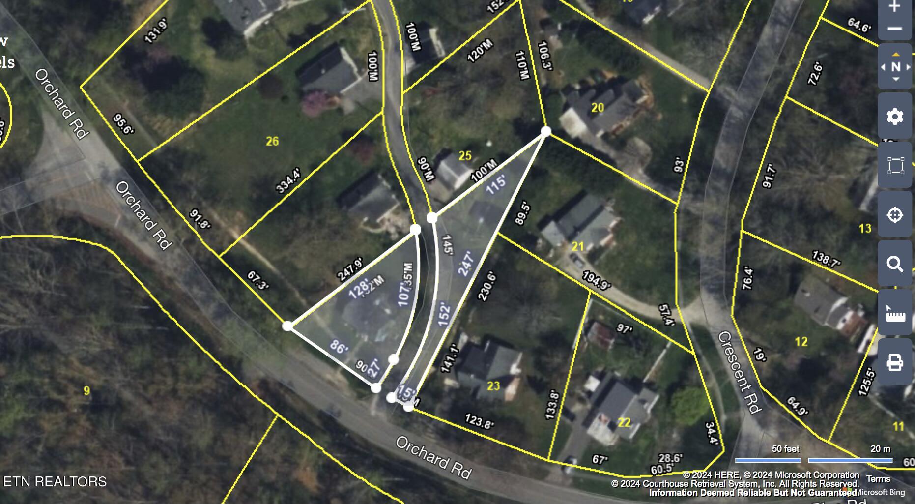 147 Orchard Road Norris, TN 37828 - Photo 41 of 41 CRS Data - Property Map for 147 Orchard