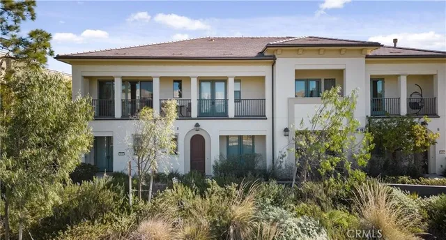 front view of the house with a yard