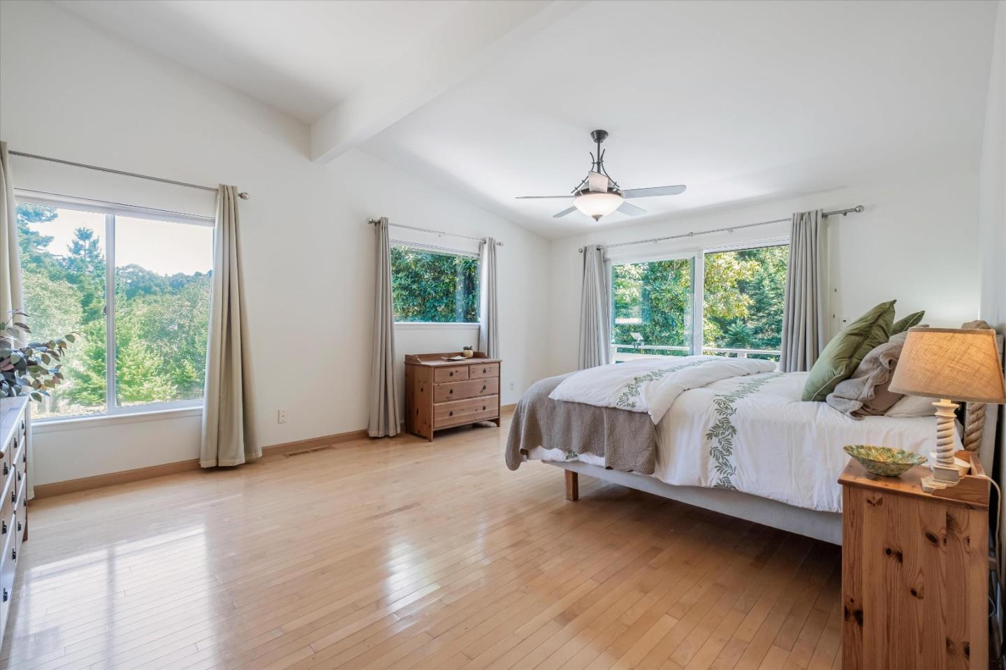 3386 Haas Drive Aptos, CA 95003 - Photo 19 of 56 a bed room with a bed and a window