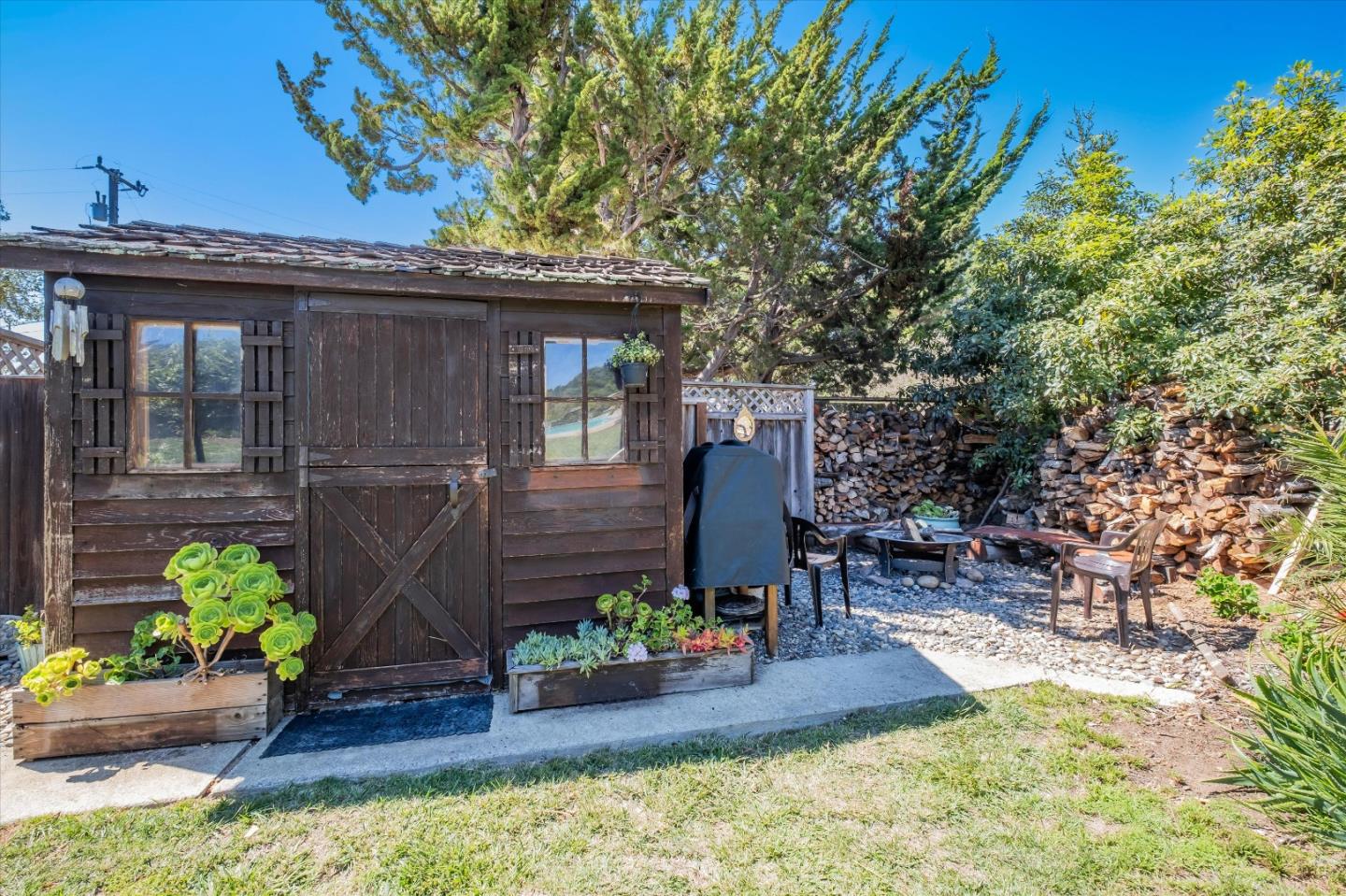 3386 Haas Drive Aptos, CA 95003 - Photo 39 of 56 a front view of a house with sitting area