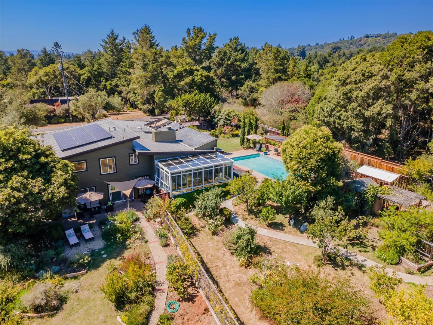 3386 Haas Drive Aptos, CA 95003 - Photo 50 of 56 a view of a house with a yard