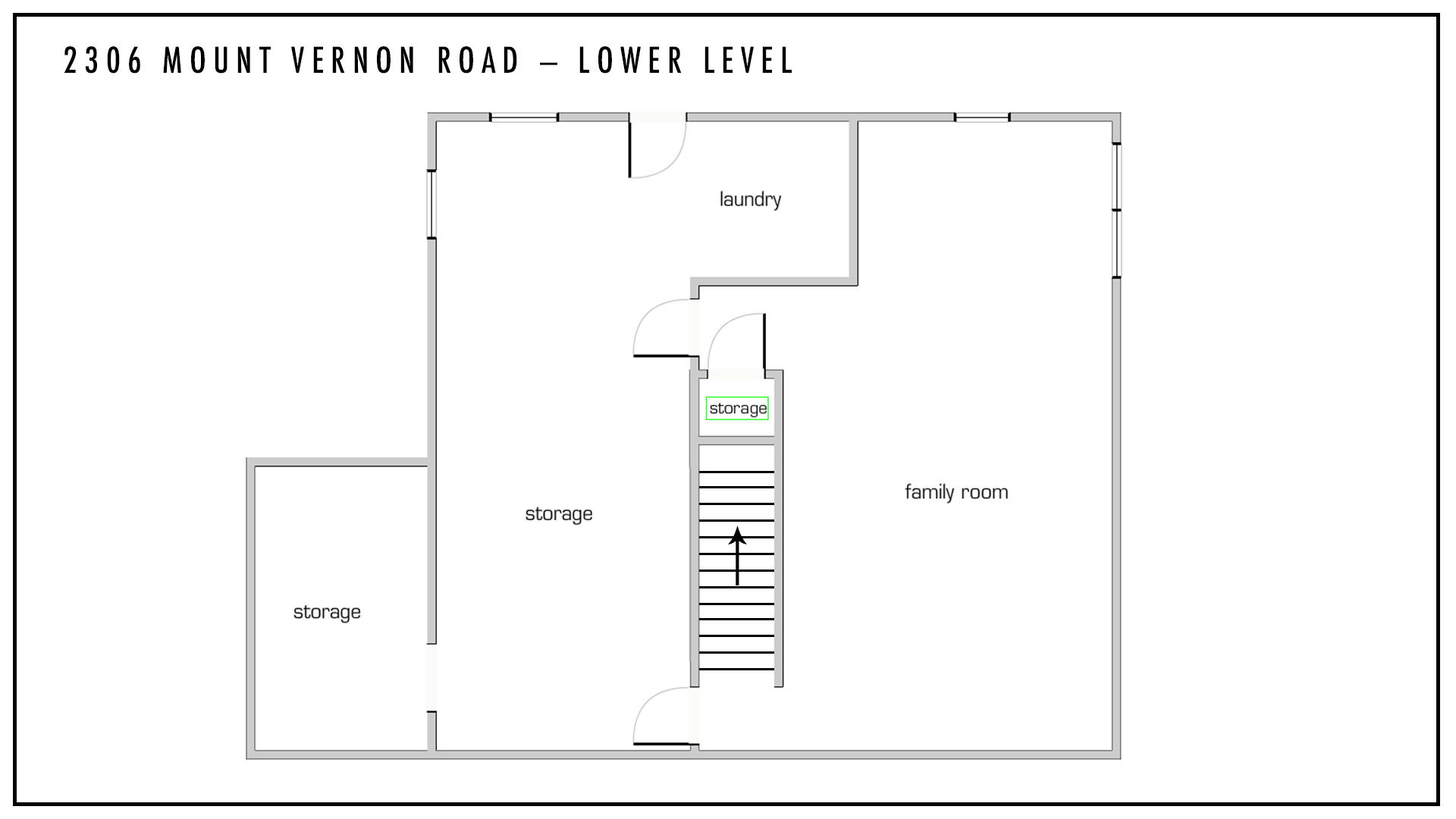 2306 Mt Vernon Road Southwest Roanoke, VA 24015 - Photo 39 of 41 Floorplan-lowerlevel