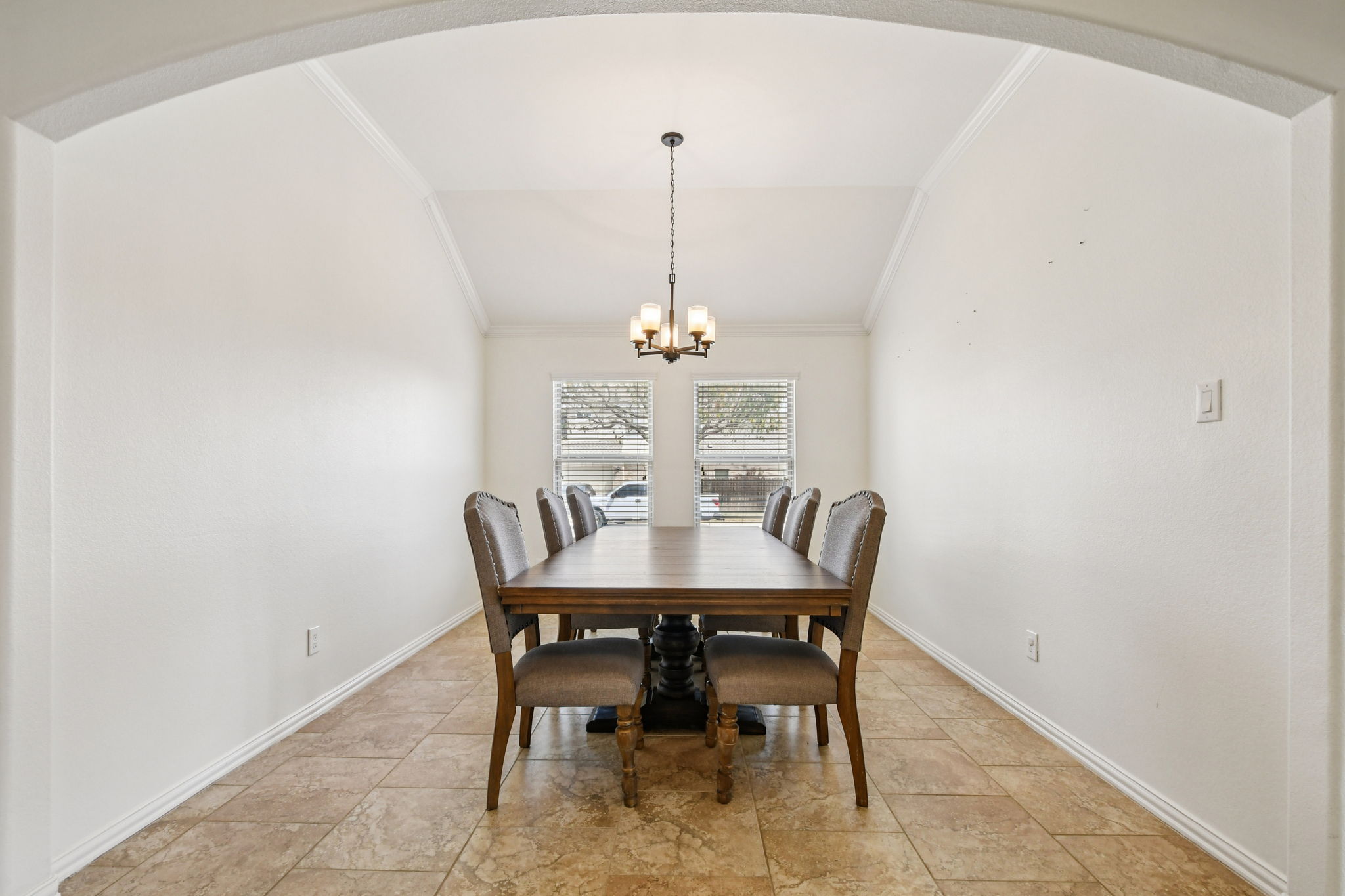 329 Evening Star Kyle, TX 78640 - Photo 6 of 30 A separate formal dining space is ready to step in when you want to level up dinner.