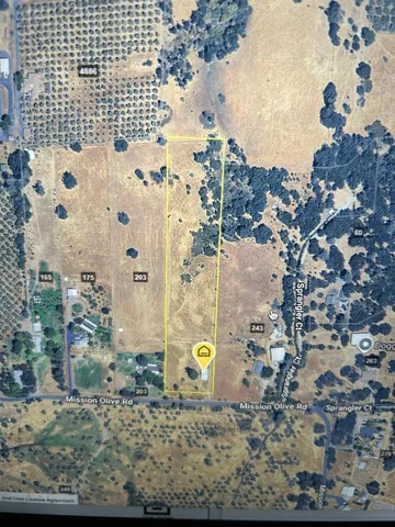 a aerial view of a house