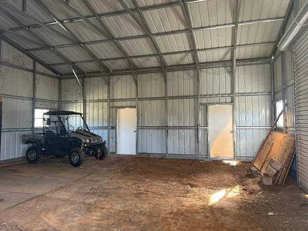 a car parked in garage