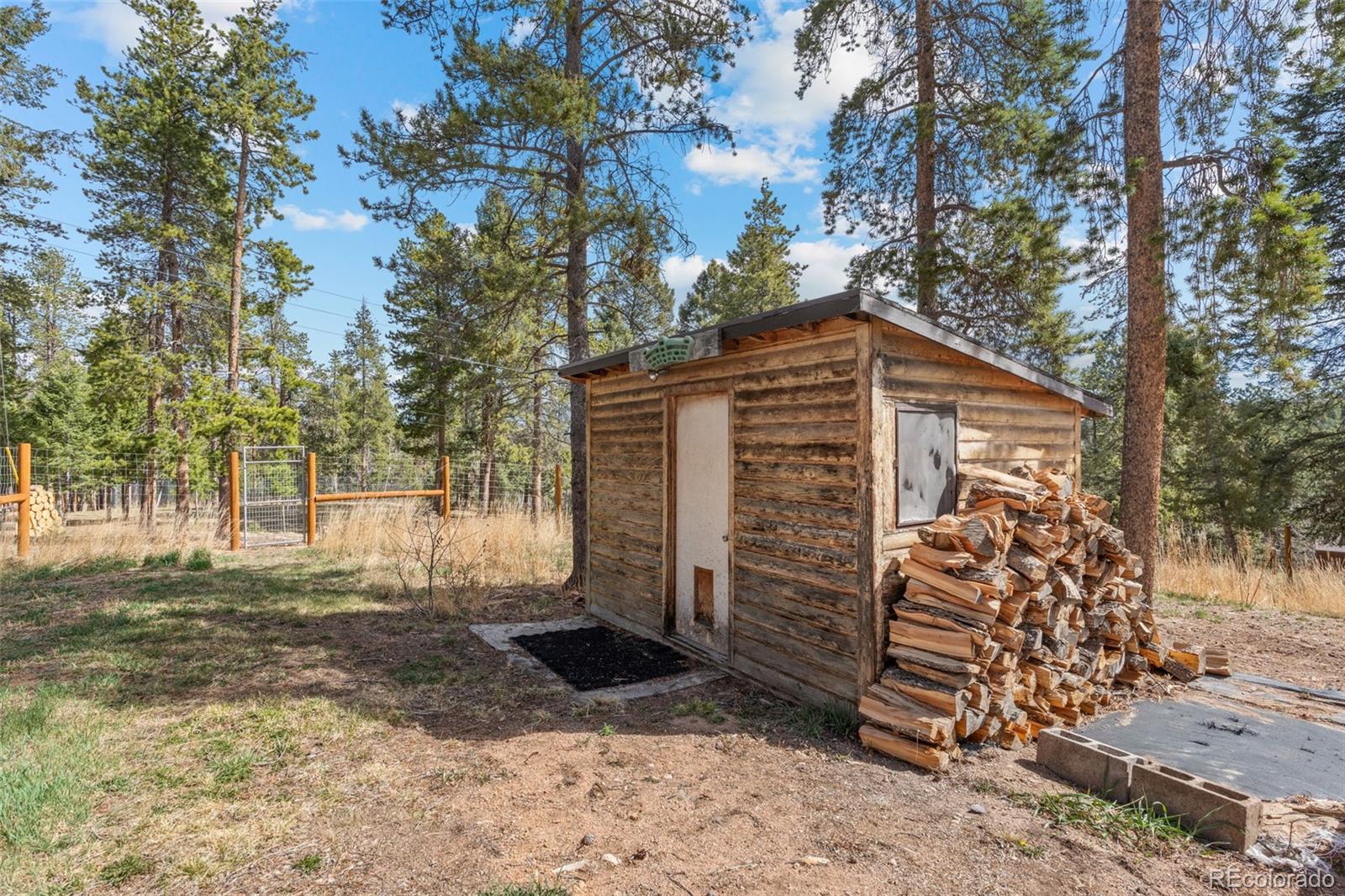 12159 Circle Drive Conifer, CO 80433 - Photo 41 of 49 a view of a house with a yard