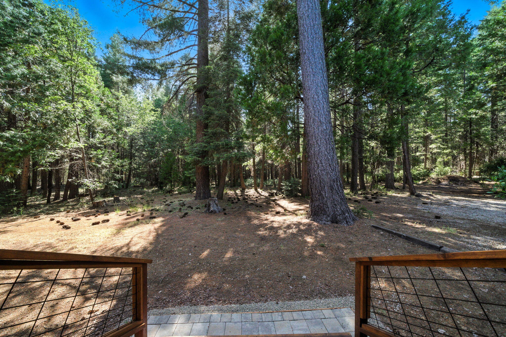 8102 Richards Lane Shingletown, CA 96088 - Photo 15 of 19 a view of a wooden fence and trees