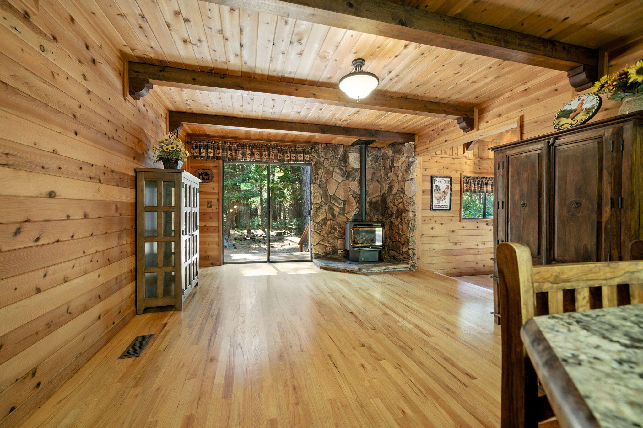 8102 Richards Lane Shingletown, CA 96088 - Photo 10 of 19 a view of a porch and wooden floor