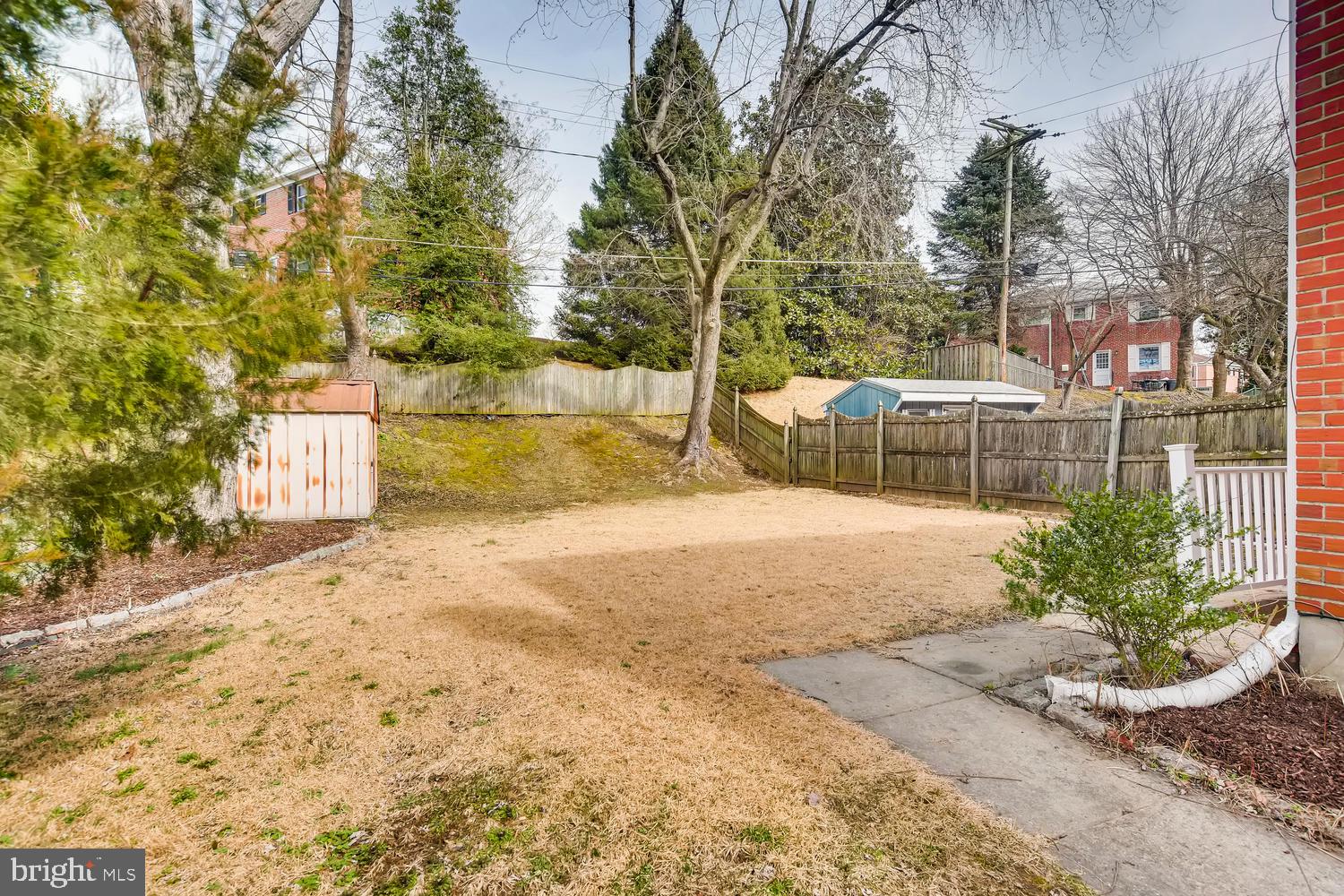 6803 Barnett Road Baltimore, MD 21239 - Photo 25 of 28 LARGE BACK YARD WITH SHED