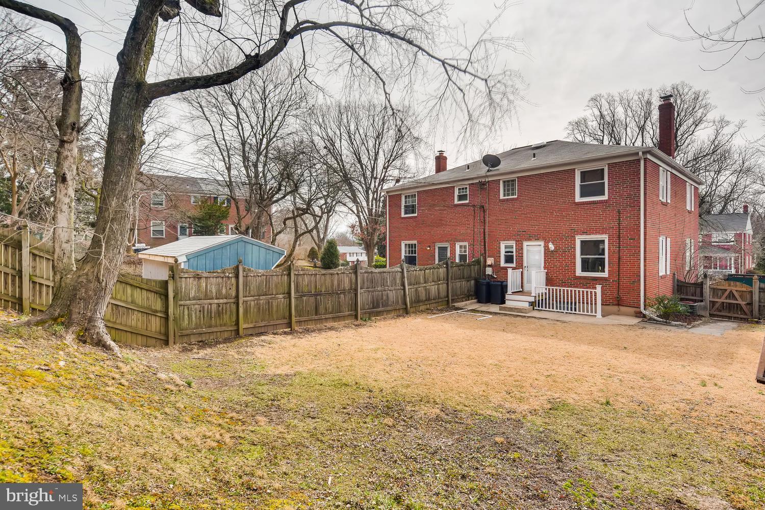 6803 Barnett Road Baltimore, MD 21239 - Photo 26 of 28 LARGE BACK YARD WITH SHED