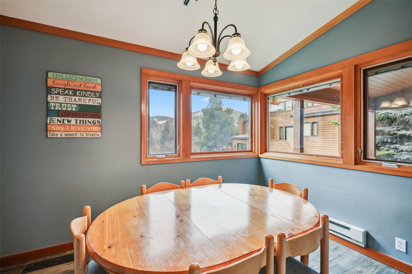 530 Tennis Club Road, Unit 1328 Keystone, CO 80435 - Photo 12 of 43 Freshly painted and new stain on baseboards