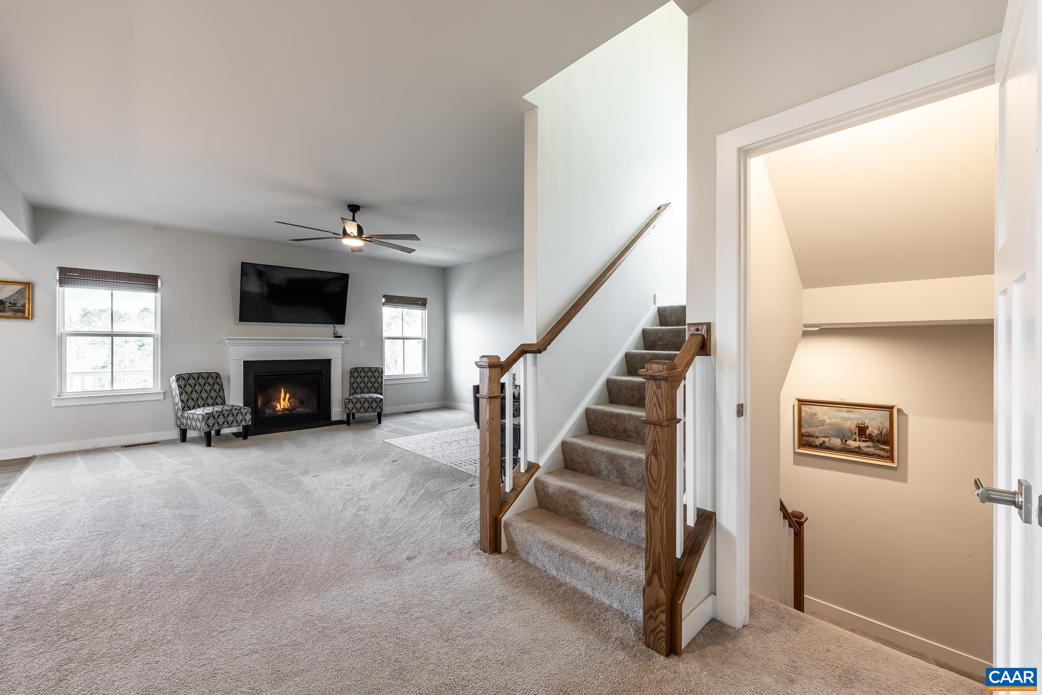 4585 Sunset Drive Charlottesville, VA 22911 - Photo 20 of 70 a view of a livingroom with entryway and fireplace