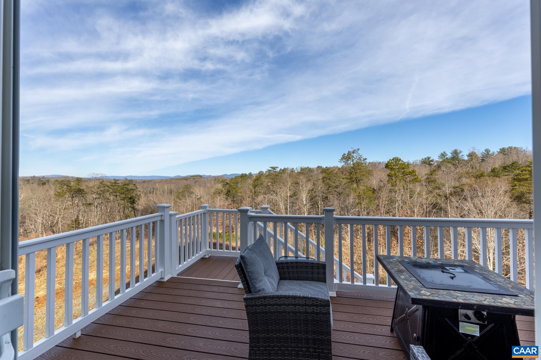 4585 Sunset Drive Charlottesville, VA 22911 - Photo 31 of 70 a view of a balcony with wooden floor and fence