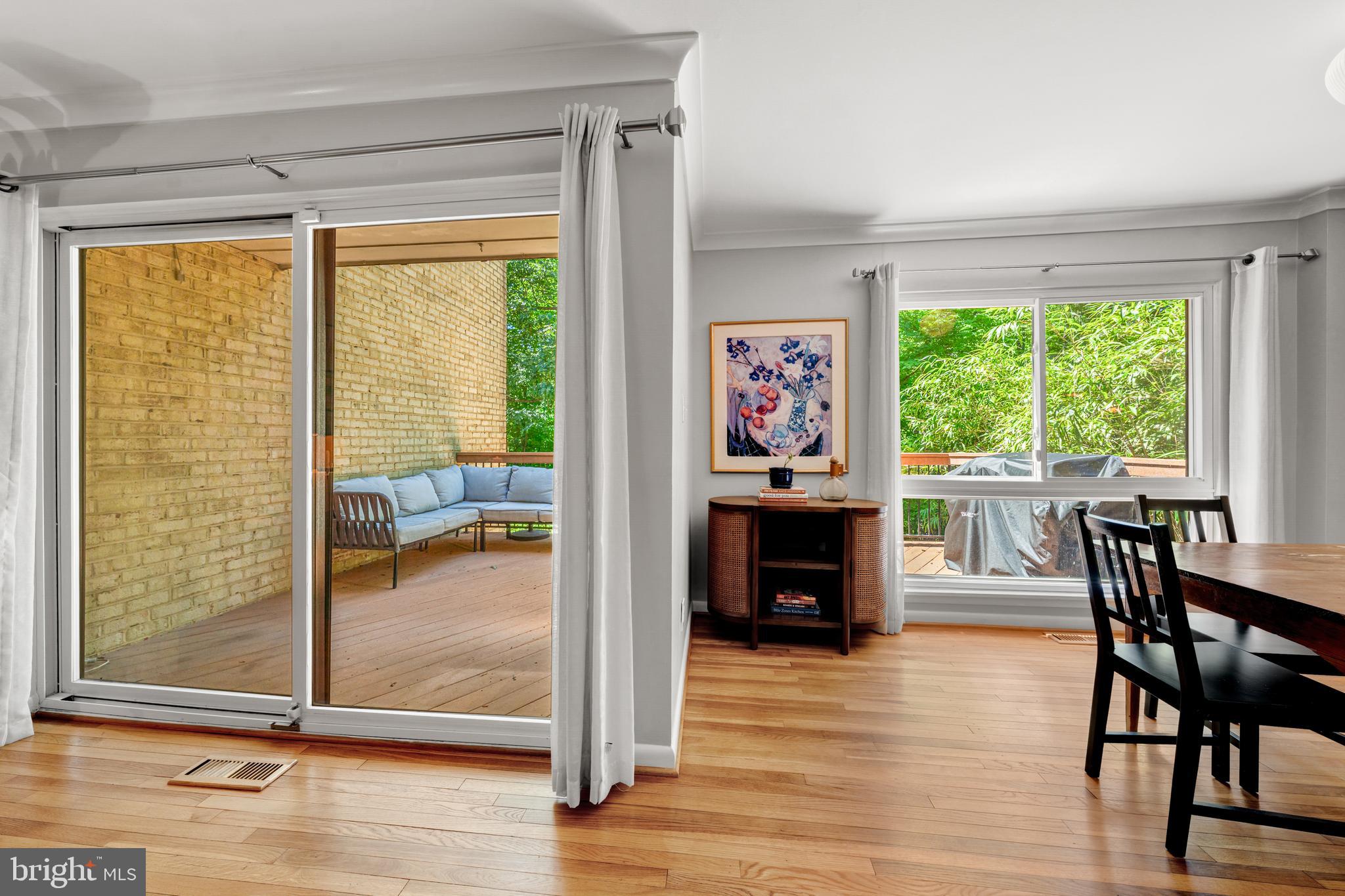11073 Saffold Way Reston, VA 20190 - Photo 9 of 46 Deck Access Off Living Room