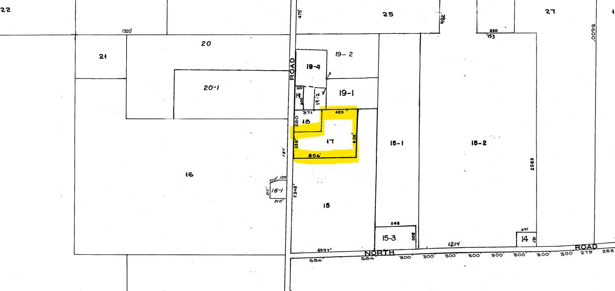 Map11-l17 Atkinson Road Dover-Foxcroft, ME 04426 - Photo 4 of 7 Tax Map with Highlight